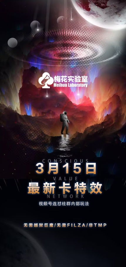 梅花实验室视频号连怼玩法-3月15日最新卡特效技术(无需越狱、巨魔、tmp)-迦哆网创社