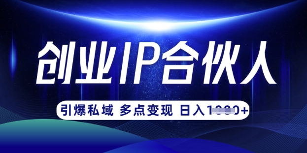 云帆·创业ip合伙人打造3.0，从0到1教你做网创，实现月入过W-迦哆网创社