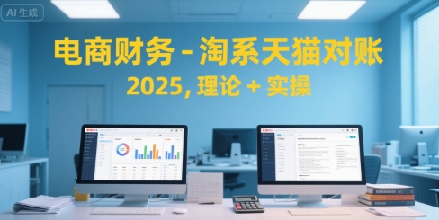 电商财务-淘系天猫对账2025，理论+实操-迦哆网创社