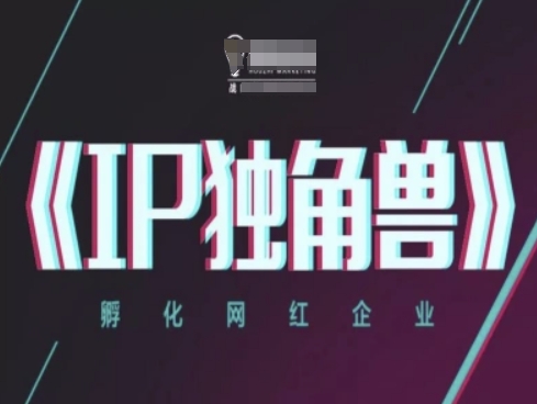 IP独角兽，孵化网红企业，ip教程-迦哆网创社