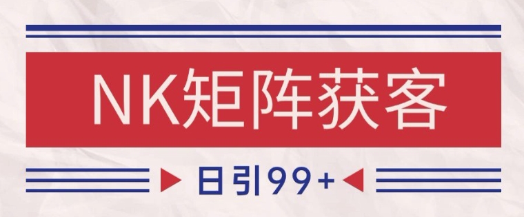 小红书某音NK赛道引流获客 自热矩阵日引200+【揭秘】-迦哆网创社