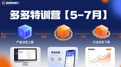多多特训营【5-7月】产品决定上限，方法决定下限，各种玩法技巧落地实操-迦哆网创社