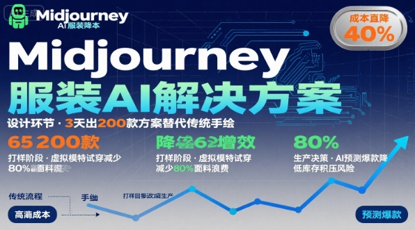 AI在服装领域的运用，使用midjourney做服装辅助企业降低成本-迦哆网创社