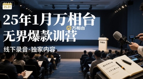 25年1月万相台无界爆款特训营线下录音-迦哆网创社