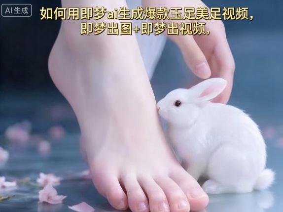 如何用即梦ai生成爆款玉足美足视频,即梦出图+即梦出视频,快速涨粉-迦哆网创社