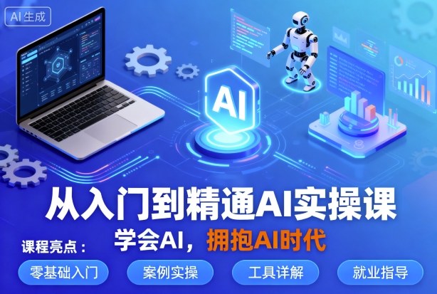 从入门到精通AI实操课，学会AI，拥抱AI时代-迦哆网创社
