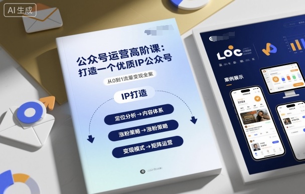 公众号运营高阶课，打造一个优质IP公众号-迦哆网创社
