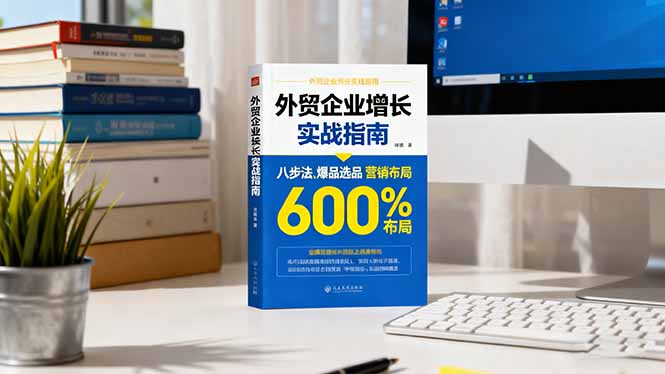 外贸企业增长实战指南，八步法、爆品选品、营销布局，业绩增长300%-迦哆网创社