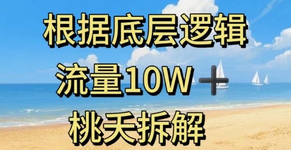 据底层逻辑，流量10W+，以安全知识科普为例-迦哆网创社