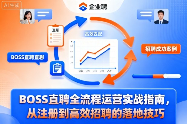 BOSS直聘全流程运营实战指南，从注册到高效招聘的落地技巧-迦哆网创社