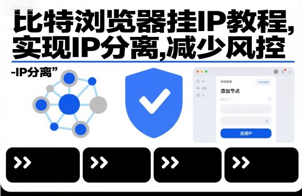 比特浏览器挂IP教程，实现IP分离，减少风控-迦哆网创社