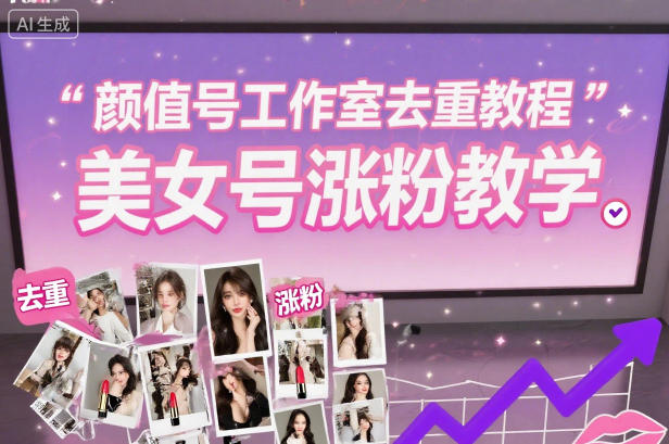 颜值号工作室去重教程,美女号涨粉教学-迦哆网创社