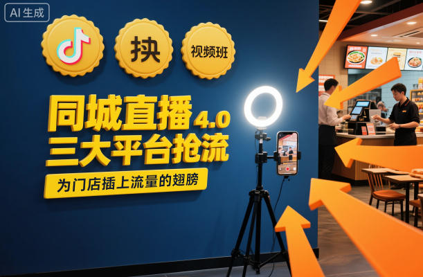 同城直播实操班4.0,三大平台抢流,为门店插上流量的翅膀-迦哆网创社