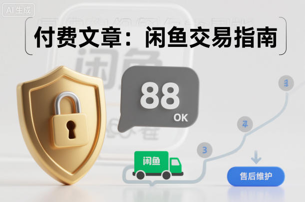 付费文章：闲鱼交易指南，怎么才能降低被坑被马扁的概率-迦哆网创社