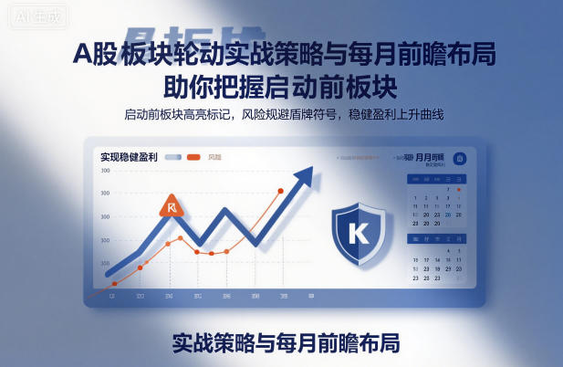 A股板块轮动实战策略与每月前瞻布局，助你把握启动前板块，规避风险，实现稳健盈利-迦哆网创社