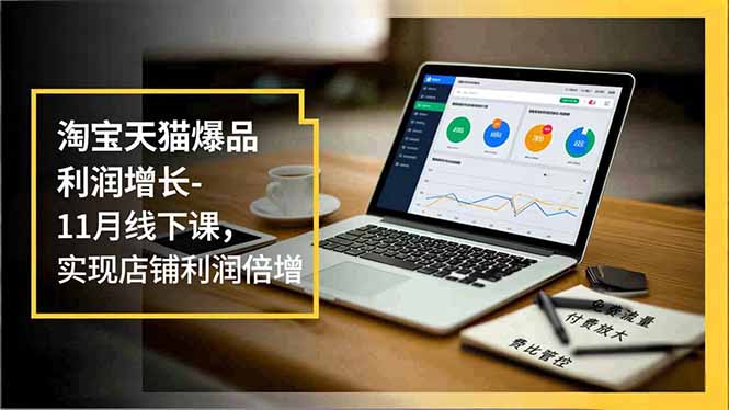 淘宝天猫爆品利润增长-11月线下课,免费流量、付费放大、费比管控,实现店铺利润倍增-迦哆网创社