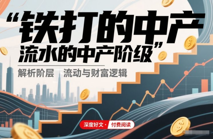 付费文章：铁打的中产，流水的中产阶级-迦哆网创社