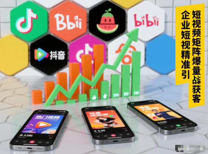 企业短视频精准引流矩阵获客，短视频矩阵爆量战法-迦哆网创社