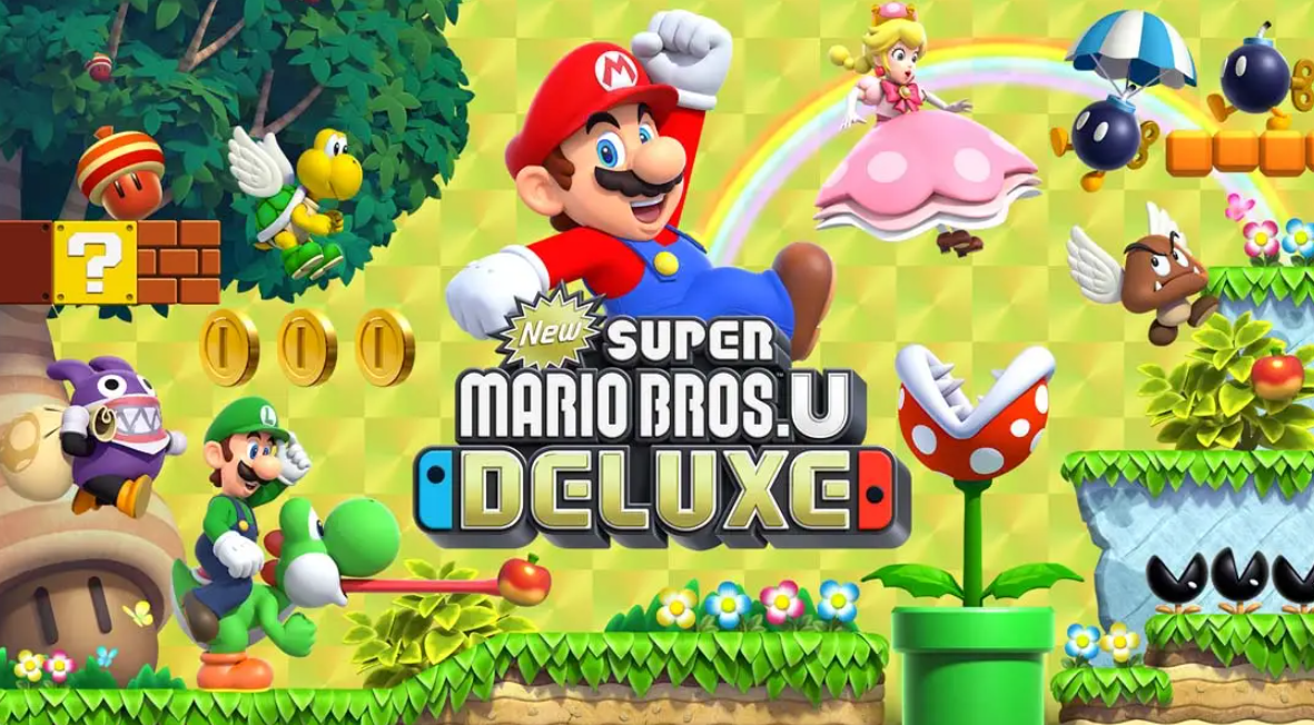 《新超级马里奥兄弟U 豪华版 New Super Mario Bros. U Deluxe》Switch中文版NSP下载 – 含1.0.2补丁-迦哆网创社