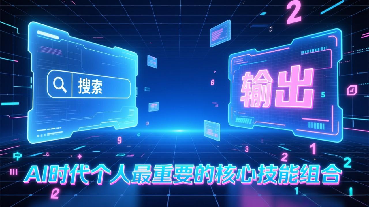 付费文章：AI时代个人最重要的核心技能组合：“输出能力”和“搜索能力”-迦哆网创社