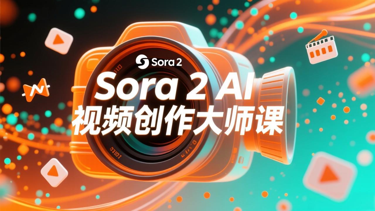 如何利用Sora 2创建流行AI人工智能视频大师班教程：掌握创作全流程，产出百万播放内容-迦哆网创社