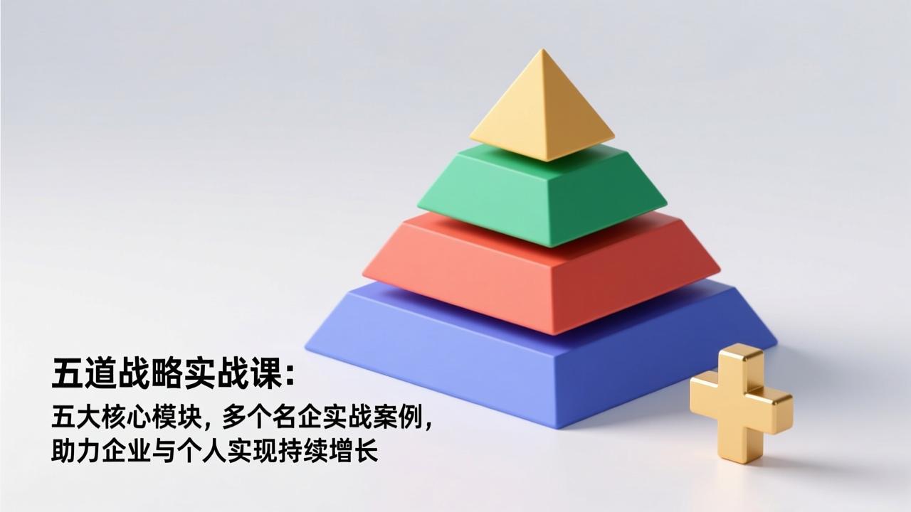 五道战略实战课：五大核心模块，多个名企实战案例，助力企业与个人实现持续增长-迦哆网创社
