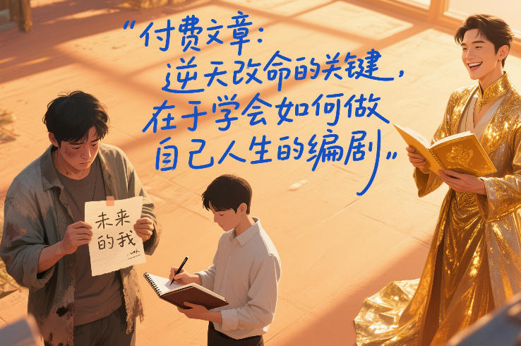 付费文章：逆天改命的关键，在于学会如何做自己人生的编剧-迦哆网创社