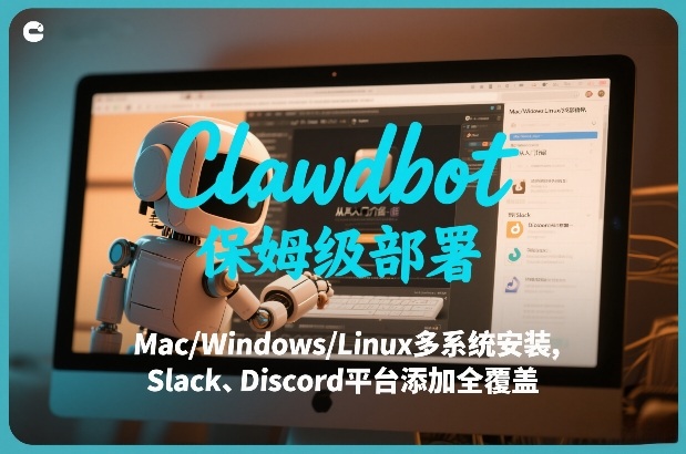 Clawdbot保姆级部署，从入门介绍、Mac/Windows/Linux多系统安装，到Slack、Discord平台添加全覆盖-迦哆网创社