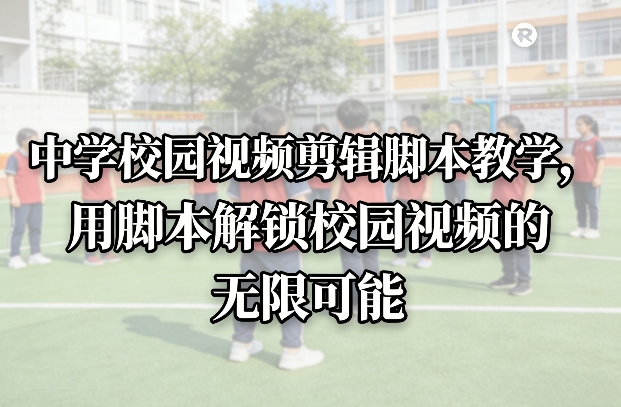 中学校园视频剪辑脚本教学，用脚本解锁校园视频的无限可能-迦哆网创社