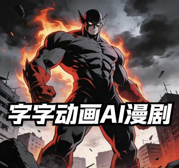 字字动画AI漫剧2026年第1期系统课程，小白看完就能学会实操的漫剧课，单人月收1-3W-迦哆网创社