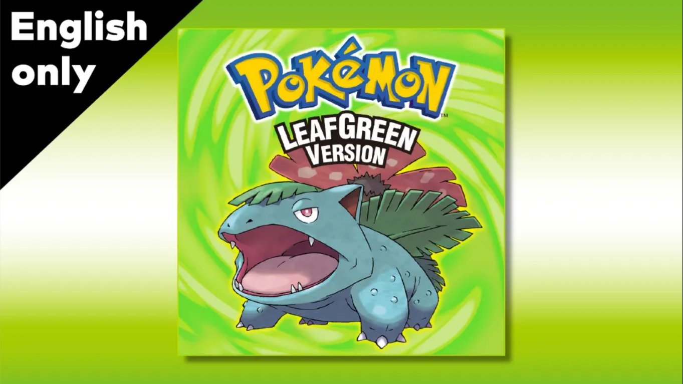 【美版】宝可梦叶绿 .Pokemon LeafGreen 中文汉化-迦哆网创社