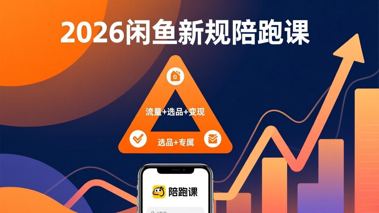 2026闲鱼高阶陪跑课全新上线，带你吃透新规玩转选品流量，从零搭建稳定变现盈利体系-迦哆网创社