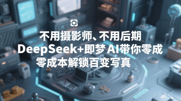 不用摄影师、不用后期，DeepSeek+即梦AI带你零成本解锁百变写真！-迦哆网创社