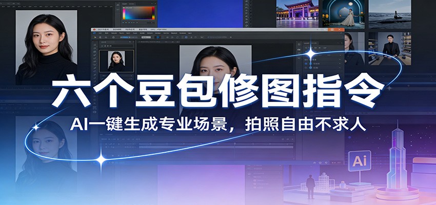 六个豆包修图指令:AI 一键生成专业场景,拍照自由不求人-迦哆网创社