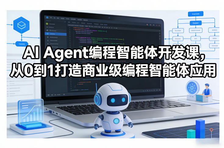 AI Agent编程智能体开发课，从0到1打造商业级编程智能体应用-迦哆网创社
