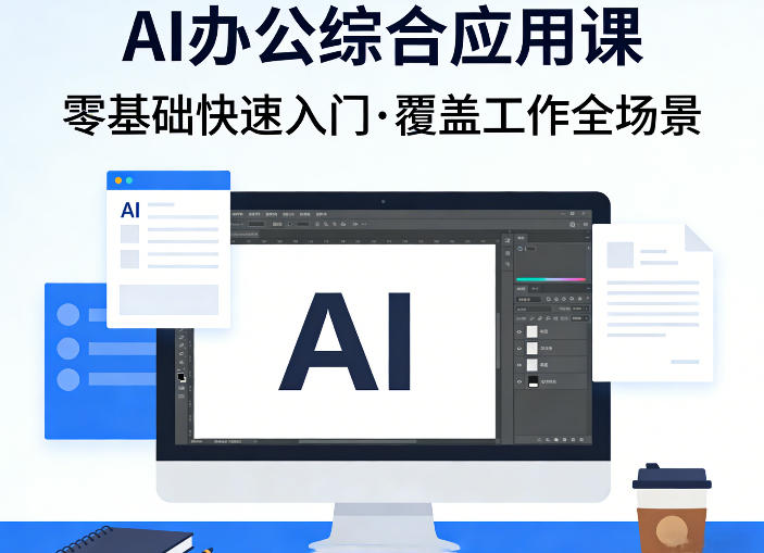 AI办公综合应用课，零基础快速入门，覆盖了工作中各种应用场景-迦哆网创社