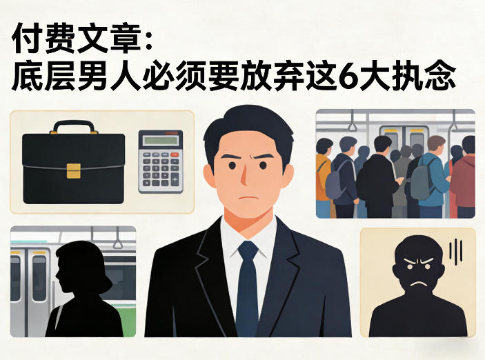 付费文章：底层男人必须要放弃这6大执念-迦哆网创社