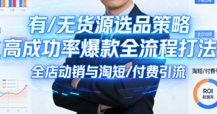 子鹏讲电商·淘宝私家班(更新)-迦哆网创社