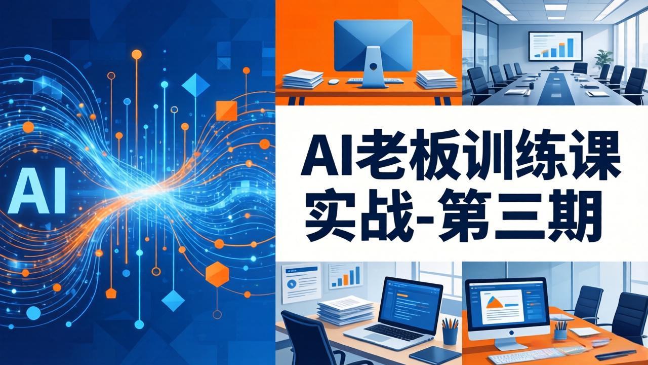 AI老板训练课实战-第三期：AI+内容应用落地教学，从0到1打通AI变现完整路径-迦哆网创社