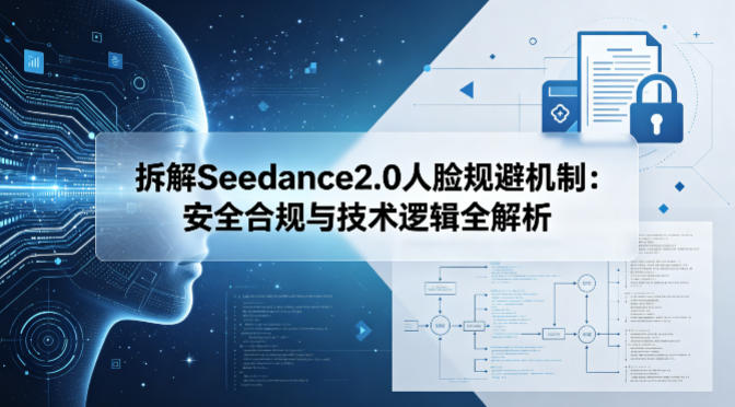 拆解Seedance2.0人脸规避机制：安全合规与技术逻辑全解析-迦哆网创社