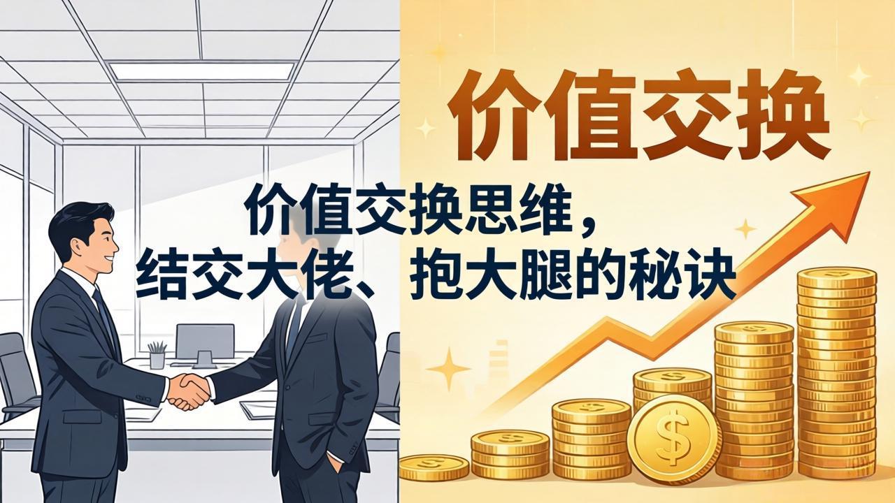 某付费文章：价值交换思维，结交大佬、抱大腿的秘诀-迦哆网创社