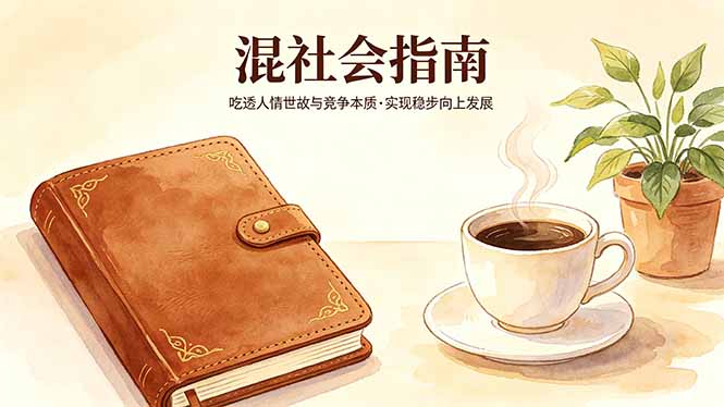 付费文章：混社会指南，吃透人情世故与竞争本质，实现稳步向上发展-迦哆网创社