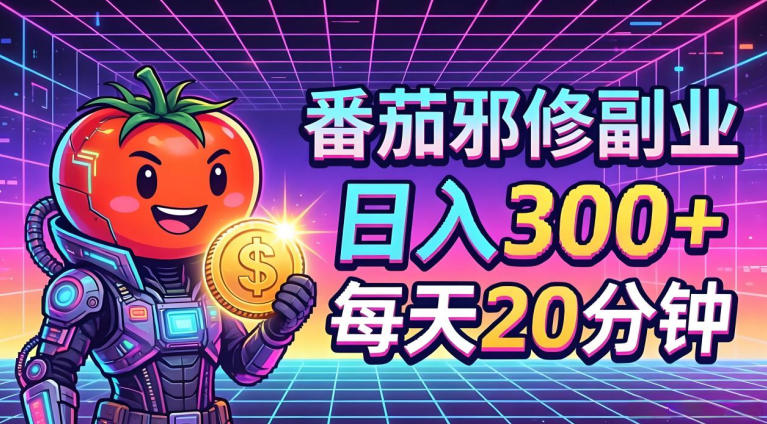 番茄小说撸金，日入300+，每天20分钟！五一必看，独家项目，副业小白友好，超级简单【揭秘】-迦哆网创社