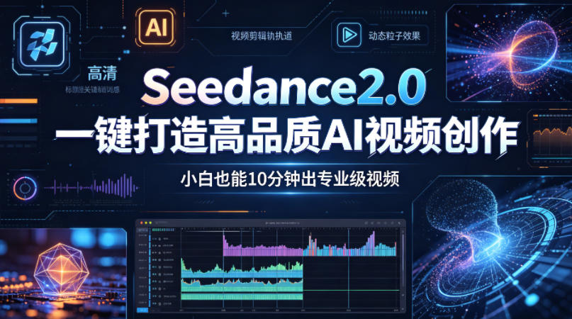 Seedance2.0一键打造高品质AI视频创作，小白也能10分钟出专业级视频-迦哆网创社