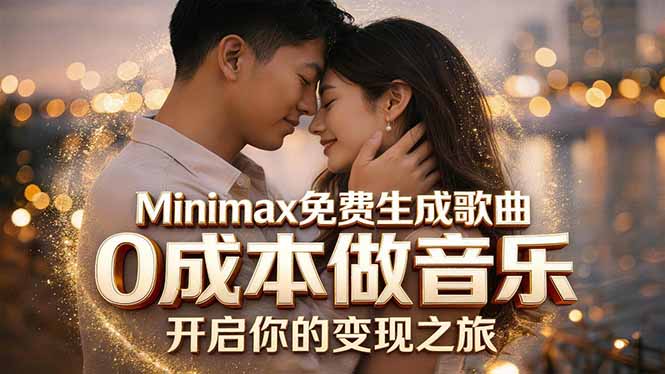 Minimax免费生成歌曲实测！0成本做音乐，说唱流行Lofi一键生成-迦哆网创社