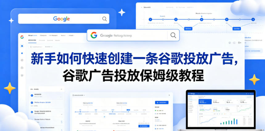 新手如何快速创建一条谷歌投放广告，谷歌广告投放保姆级教程-迦哆网创社
