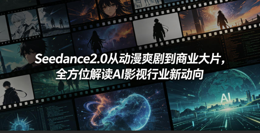Seedance2.0从动漫爽剧到商业大片，全方位解读AI影视行业新动向-迦哆网创社