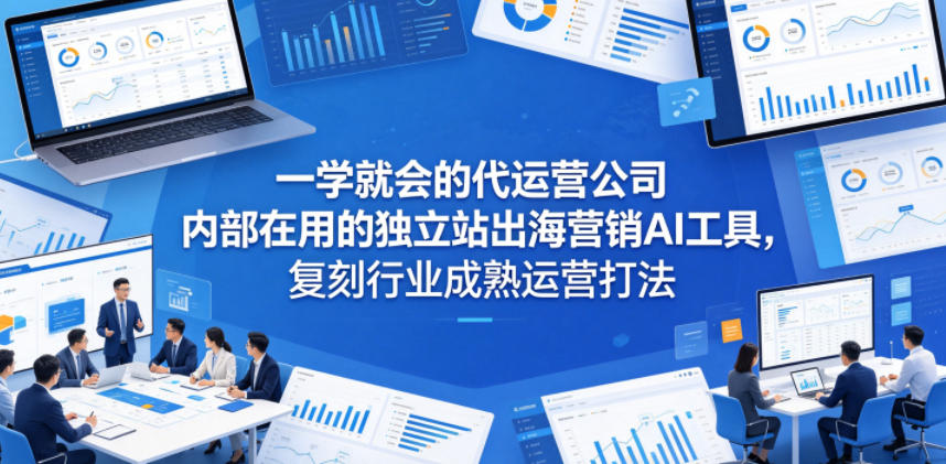 一学就会的代运营公司内部在用的独立站出海营销AI工具,复刻行业成熟运营打法-迦哆网创社