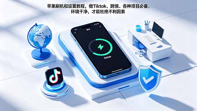 苹果刷机和设置教程,做Tiktok、跨境、各种项目必备,环境干净,才能杜绝不利因素-迦哆网创社
