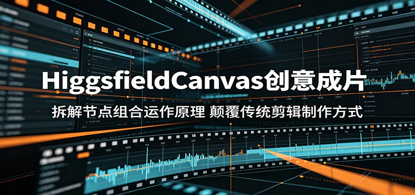 HiggsfieldCanvas创意成片：拆解节点组合运作原理，颠覆传统剪辑制作方式-迦哆网创社